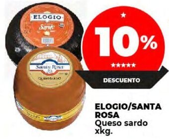 Supermayorista Vital Elogio/Santa Rosa Queso Sardo oferta
