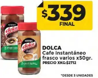 Supermayorista Vital Dolca Cafe Instantáneo Frasco Varios 50g oferta