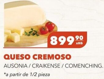 El Milagro Mayorista Queso Cremoso oferta