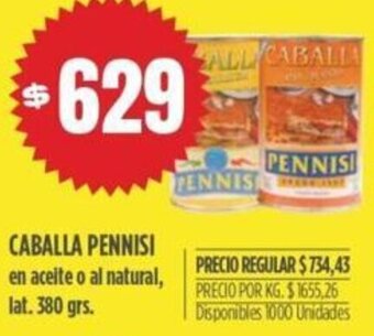 Caballa Pennisi 380g
