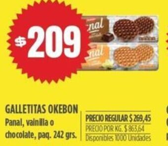 Galletitas Okebon 242g
