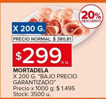 Carrefour Maxi Mortadela 200g oferta