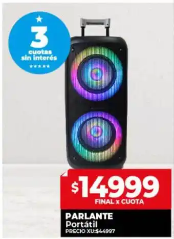 Supermayorista Vital Parlante portátil oferta
