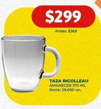 Super MAMI Taza rigolleau amanecer 370ml oferta