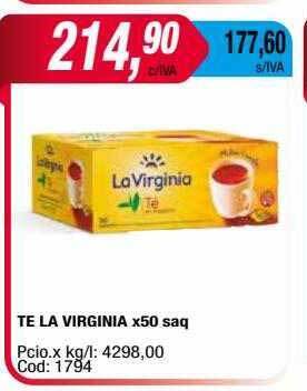 Maxiconsumo Te la virginia oferta