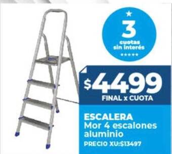 Supermayorista Vital Escalera mor 4 escalones aluminio oferta