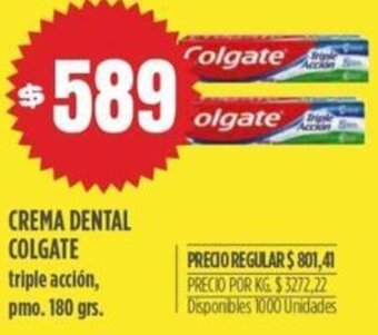 Supermercados Vea Crema Dental Colgate 180g oferta