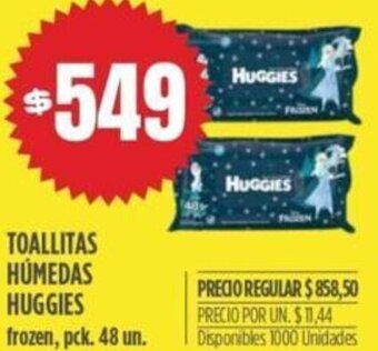 Supermercados Vea Toallitas Húmedas Huggies 48un oferta