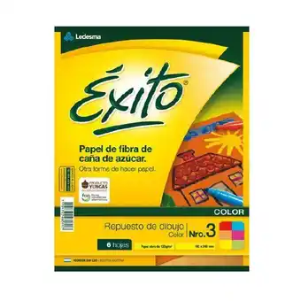 Carrefour Repuesto éxito n3 dibujo color 6 hojas oferta