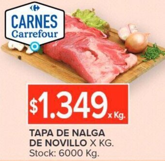 Carrefour Tapa de Nalga de Novillo oferta