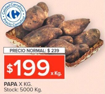 Carrefour Papa oferta