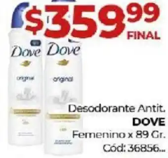 Diarco Desodorante Antit. Dove 89g oferta