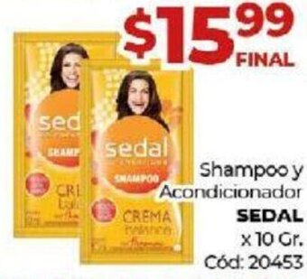 Diarco Shampoo y Acondicionador Sedal 10g oferta