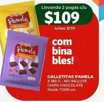 Super MAMI Galletitas pamela oferta