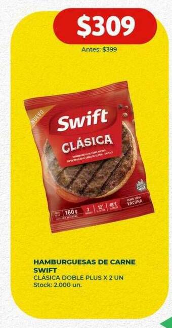 Super MAMI Hamburguesas de carne swift oferta
