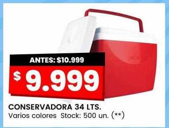 Changomas Conservadora 34 lts oferta