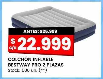 Changomas Colchón inflable bestway pro 2 plazas oferta