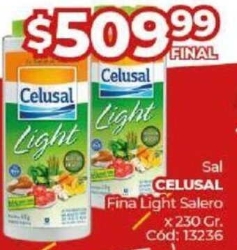 Diarco Sal Celusal Fina Light Salero 230g oferta