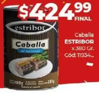 Diarco Caballa Estribor 380g oferta
