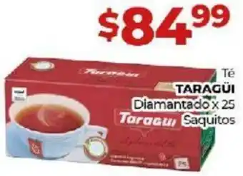 Diarco Té Taragüí 25 Saquitos oferta