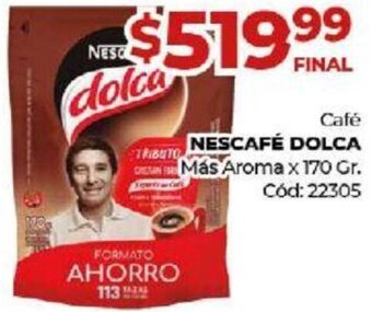 Diarco Café Nescafé Dolca 170g oferta