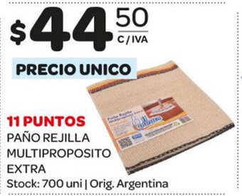 Carrefour Maxi 11 Puntos Paño Rejilla Multiproposito Extra oferta