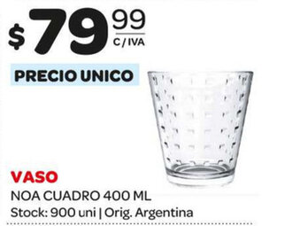 Carrefour Maxi Vaso Noa Cuadro 400 ml oferta