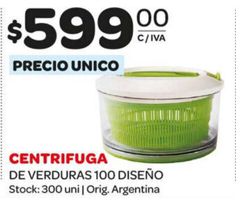 Carrefour Maxi Centrifuga De Verduras 100 Diseño oferta