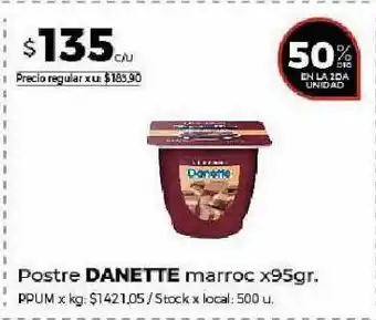 Disco Postre danette x 95g oferta