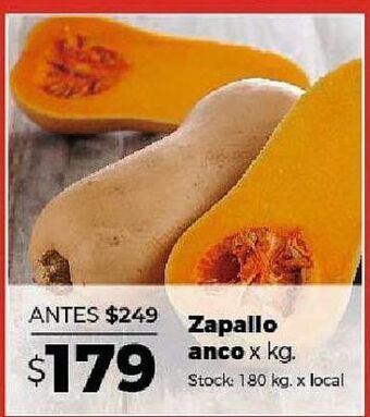 Disco Zapallo anco x kg oferta