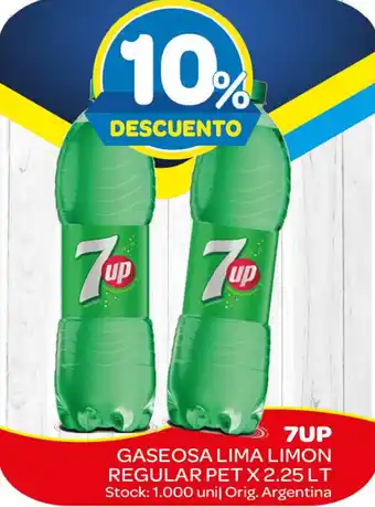 Carrefour Maxi 7up Gaseosa Lima Limon Regular Pet x 2.25 Lt oferta