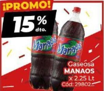 Diarco Gaseosa Manaos 2,25L oferta