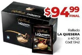 Diarco Rallado La Quesera 40g oferta