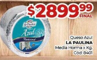 Diarco Queso Azul La Paulina Media Horma oferta
