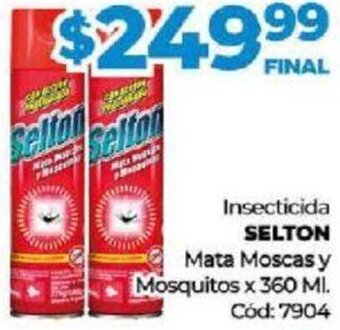 Diarco Insecticida Selton Mata Moscas y Mosquitos 360ml oferta