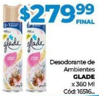Diarco Desodorante de Ambientes Glade 360ml oferta