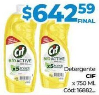 Diarco Detergente CIF 750ml oferta