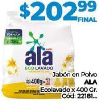 Diarco Jabón en Polvo Ala 400g oferta