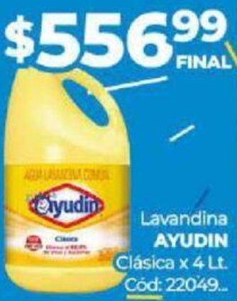 Diarco Lavandina Ayudín 4L oferta