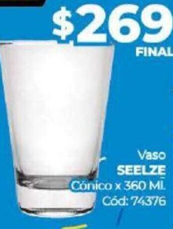 Diarco Vaso Seelze 360ml oferta