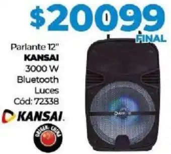 Diarco Parlante 12" Kansai 3000W oferta