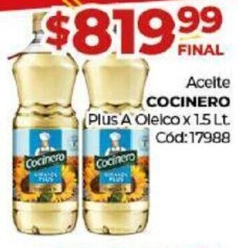 Diarco Aceite Cocinero 1,5L oferta