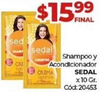 Diarco Shampoo y Acondicionador Sedal 10g oferta