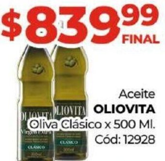 Diarco Aceite Oliovita Oliva Clásico 500ml oferta
