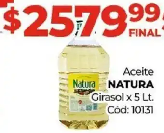 Diarco Aceite Natura Girasol 5L oferta