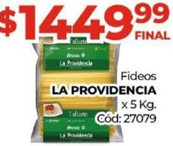 Diarco Fideos La Providencia 5kg oferta