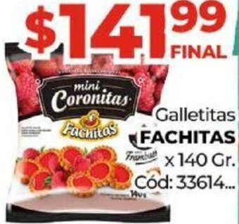 Diarco Galletitas Fachitas 140g oferta