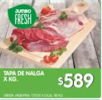Jumbo Tapa De Nalga x kg. oferta