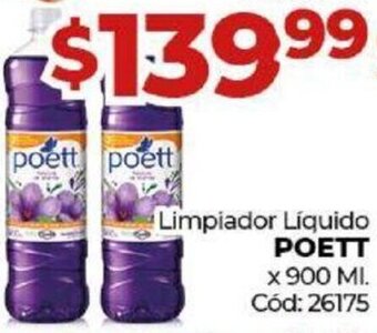 Diarco Limpiador Líquido Poett 900ml oferta