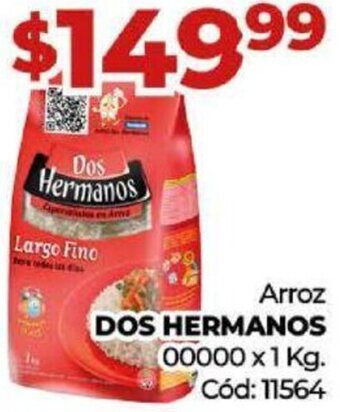Diarco Arroz Dos Hermanos 00000 x 1kg oferta